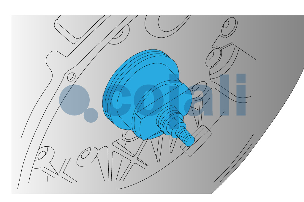 TOOL TO ASSEMBLE THE REAR CRANKSHAFT SEAL, 50105096, 99346260