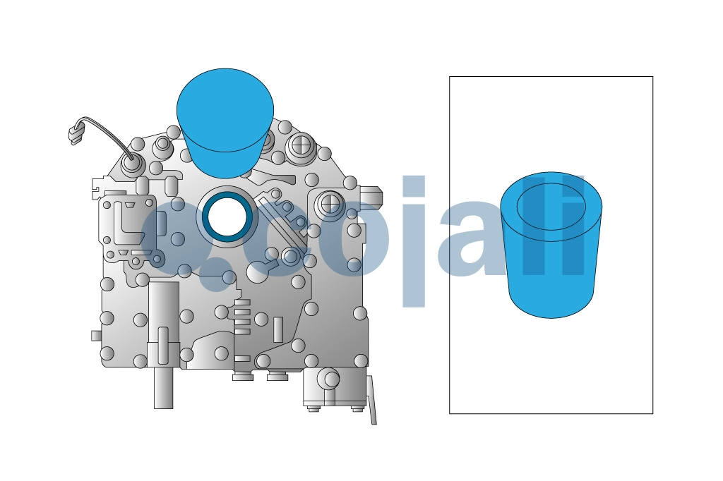 TOOL TO ASSEMBLE THE SEAL, 50105214, JDG775