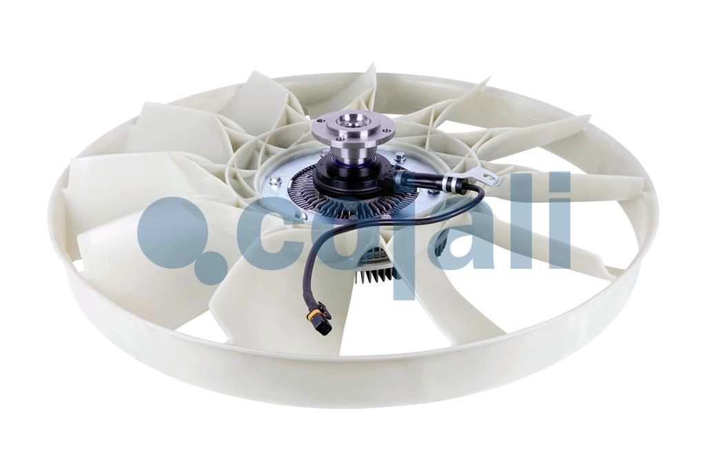 ASSEMBLY OF ELECTRONICALLY-CONTROLLED FAN CLUTCH + BLADES, 7065414, 51066007061