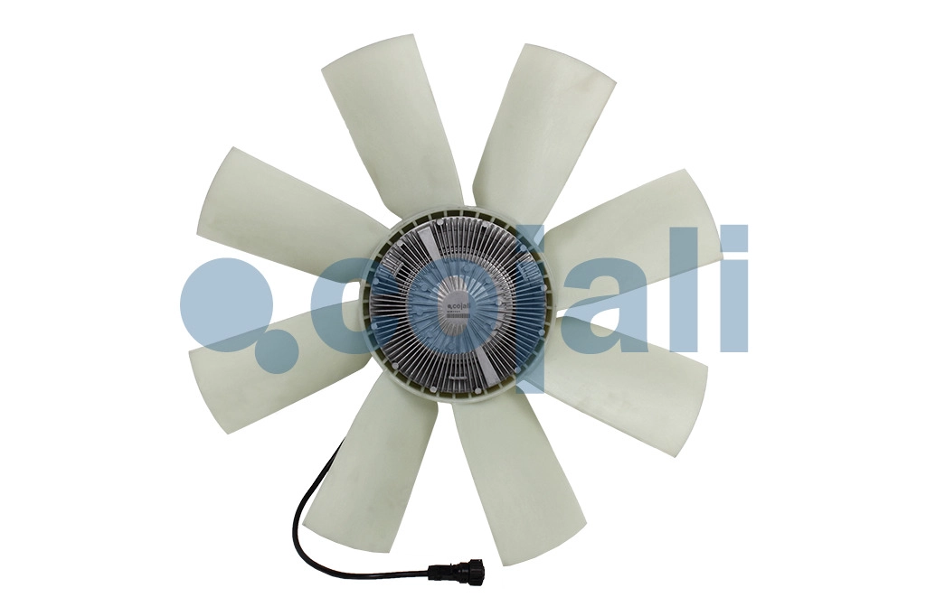 ASSEMBLY OF ELECTRONICALLY-CONTROLLED FAN CLUTCH + BLADES, 7085410, 21705705