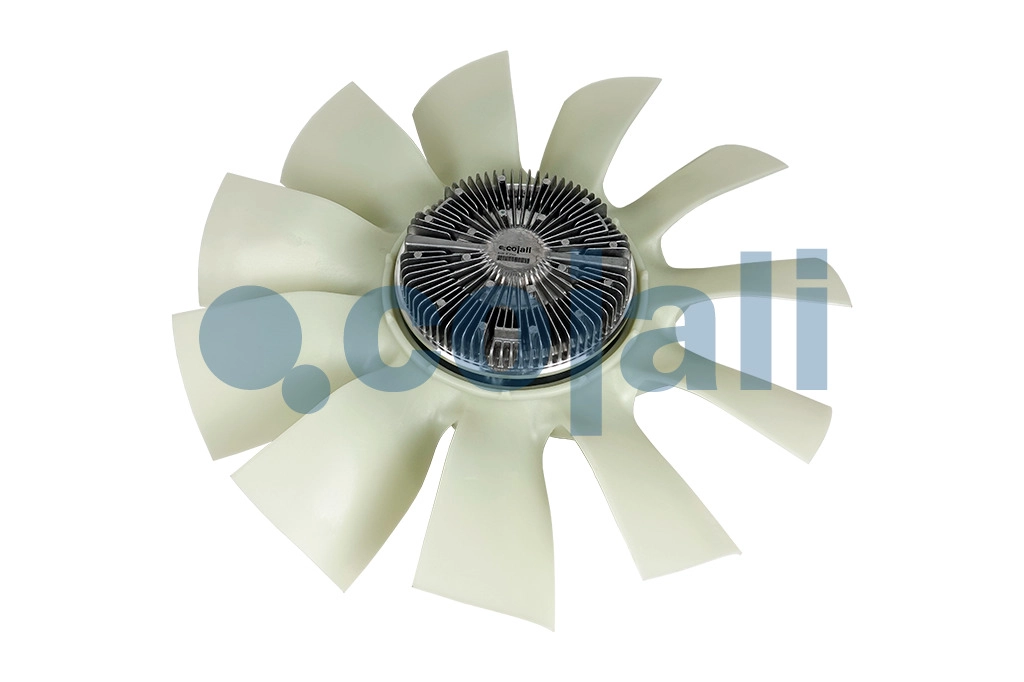 ASSEMBLY OF ELECTRONICALLY-CONTROLLED FAN CLUTCH + BLADES, 7085415, 20576186