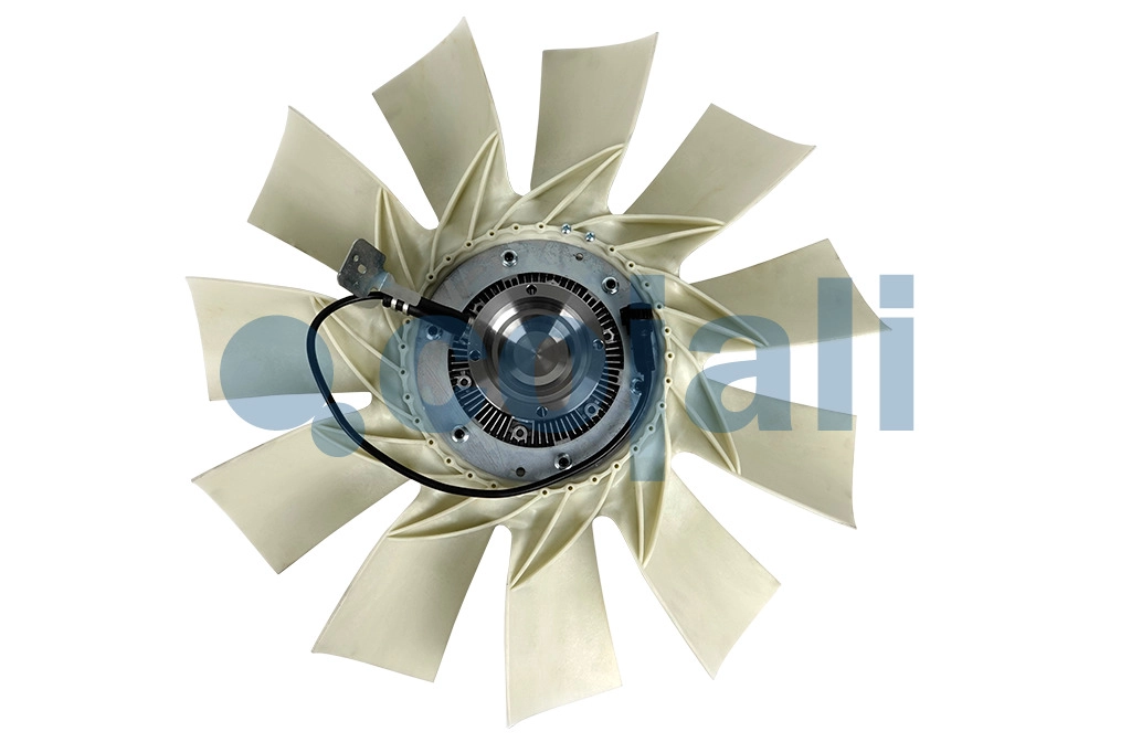 ASSEMBLY OF ELECTRONICALLY-CONTROLLED FAN CLUTCH + BLADES, 7085418, 21772668