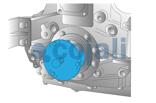 TOOL TO DISASSEMBLE THE FRONT CRANKSHAFT SEAL, 50105188, 99340053