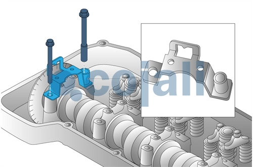 KIT TO MEASURE THE CAMSHAFT LOBE DEVIATION. ENGINE D13K/DTi13, 50105203, Kit D13