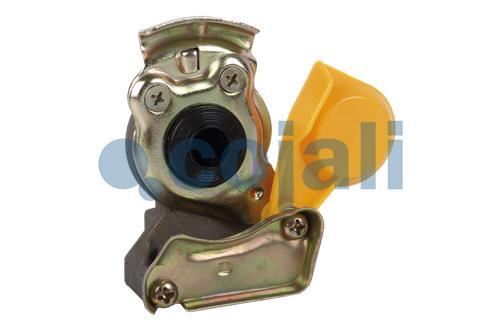 AUTOMATIC YELLOW COUPLING HEAD 22X150, 6001406, 4522002120