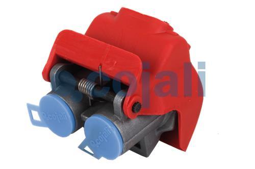 DUOMATIC DOUBLE CONNECTION COUPLING HEAD, 6001412, 4528040120