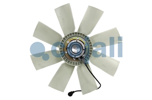 ASSEMBLY OF ELECTRONICALLY-CONTROLLED FAN CLUTCH + BLADES, 7085410, 21705705