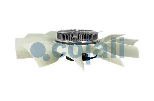 ASSEMBLY OF ELECTRONICALLY-CONTROLLED FAN CLUTCH + BLADES, 7085415, 20576186