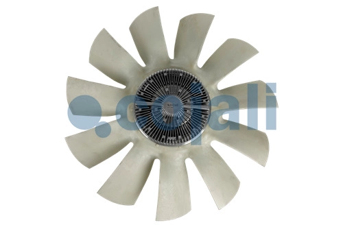 ASSEMBLY OF ELECTRONICALLY-CONTROLLED FAN CLUTCH + BLADES, 7085418, 21772668